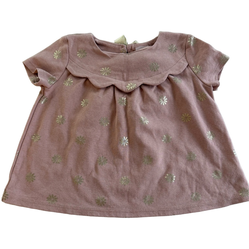 Baby Catherine Malandrino Mini Top 6-9M Pink Floral